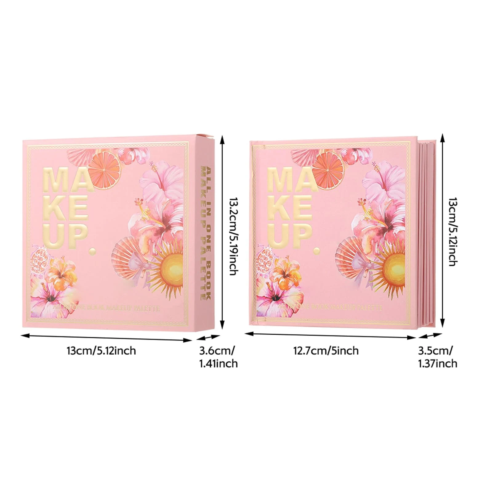 Palette di ombretti per il trucco in polvere illuminante a lunga durata | Set di ombretti ad alta pigmentazione per donne, ragazze, compleanni, San Valentino, matrimoni, viaggi
