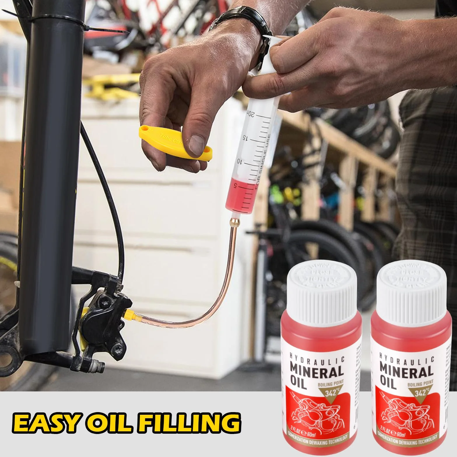 Olio minerale liquido freni 120 ml Shimano Tektro TRP