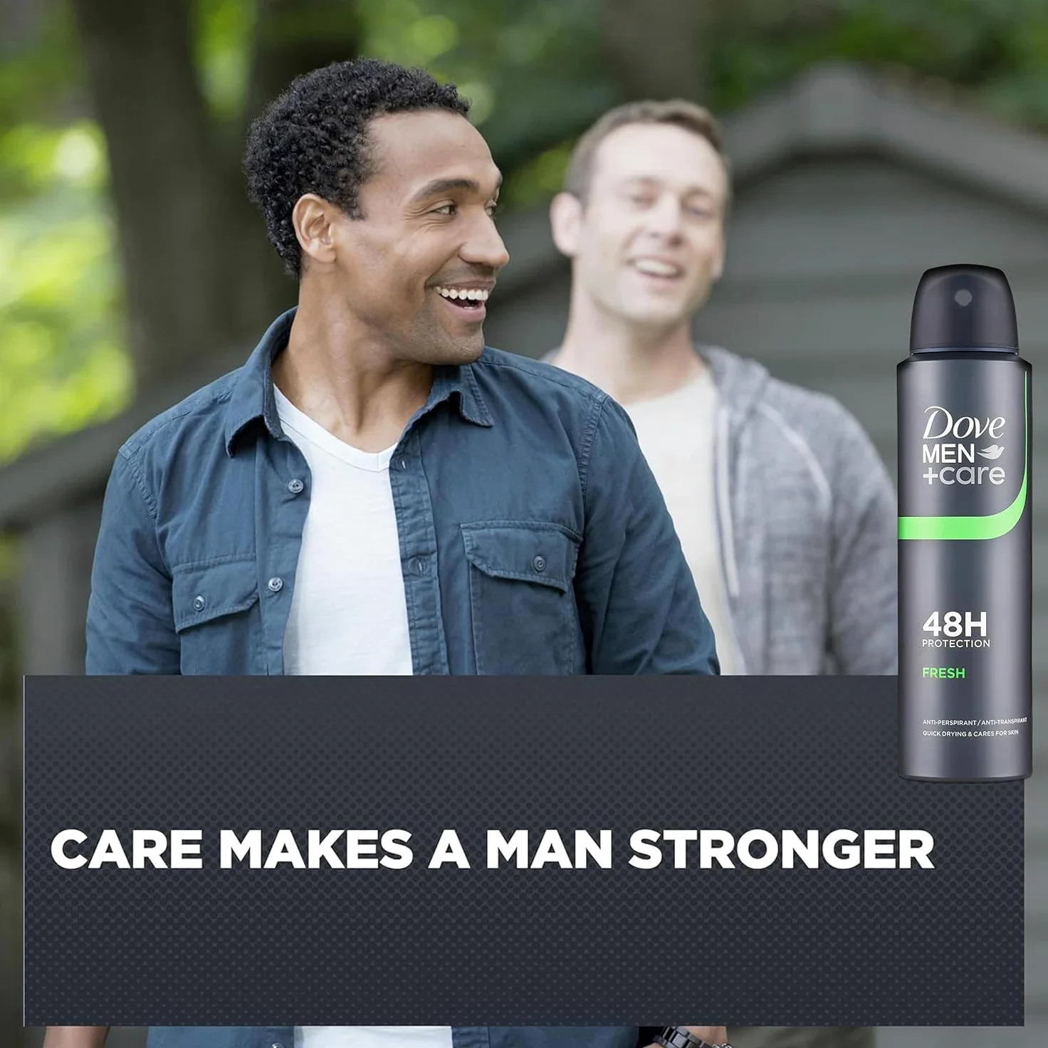 Dove Men+Care Fresh Deodorante Spray Anti-Traspirante 48H, Anti-Macchie, con Vitamina E e 1/4 di Crema Idratante, 150 ml (12)