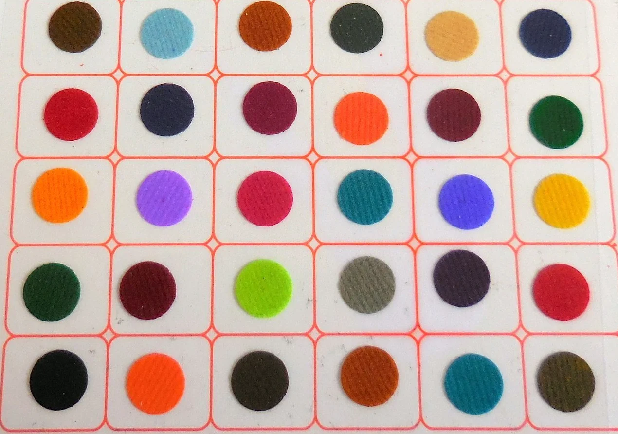 Puntini bindi multiformato, multicolore, rotondi, a pois per uso quotidiano, bindi adesivi, 720 pezzi