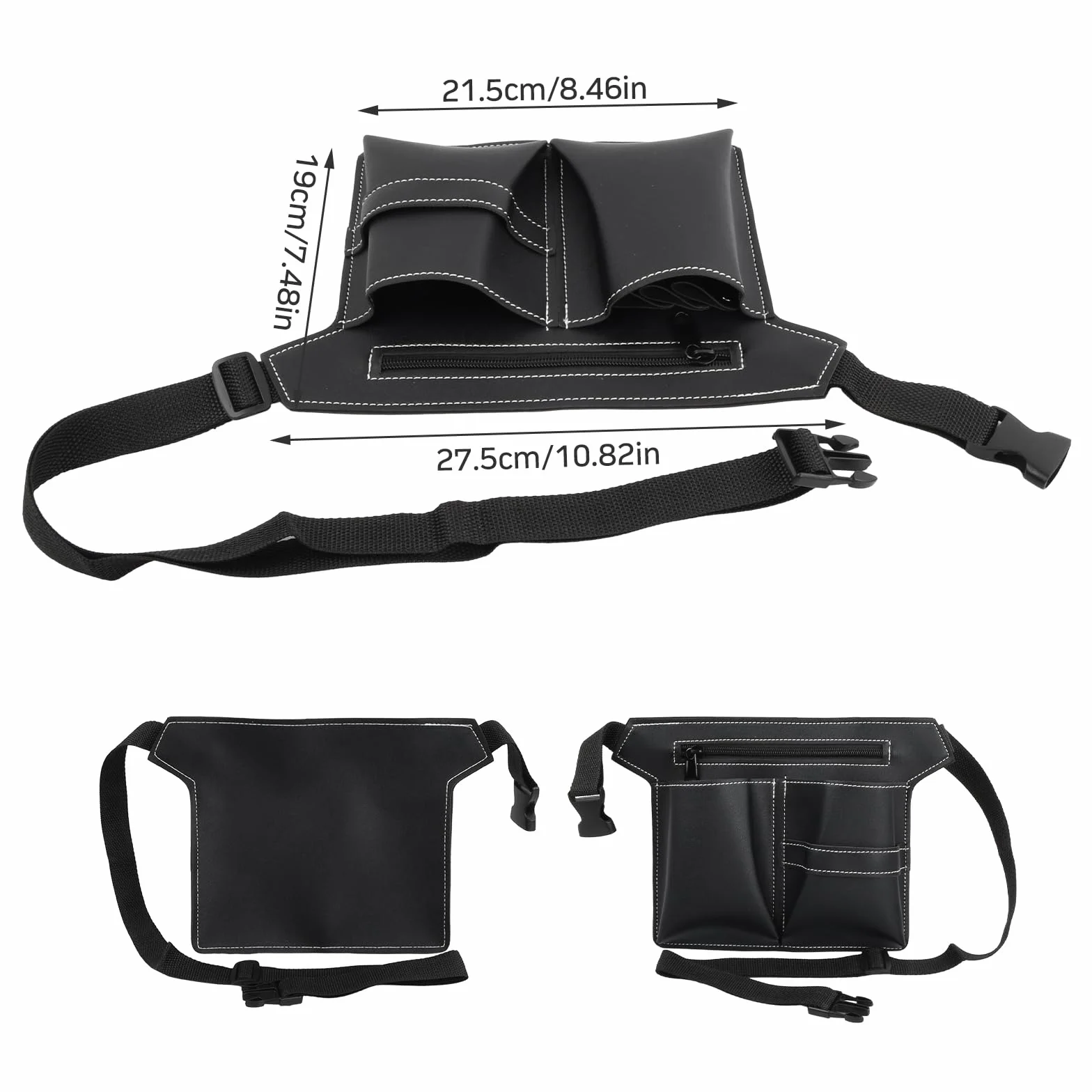Nivofu Borsa per Parrucchiere, Borsa per Attrezzi da Parrucchiere, Borsa per Forbici da Parrucchiere, Custodia per Parrucchiere con Tasca Multipla, Borsa per Attrezzi Professionale da Parrucchieri