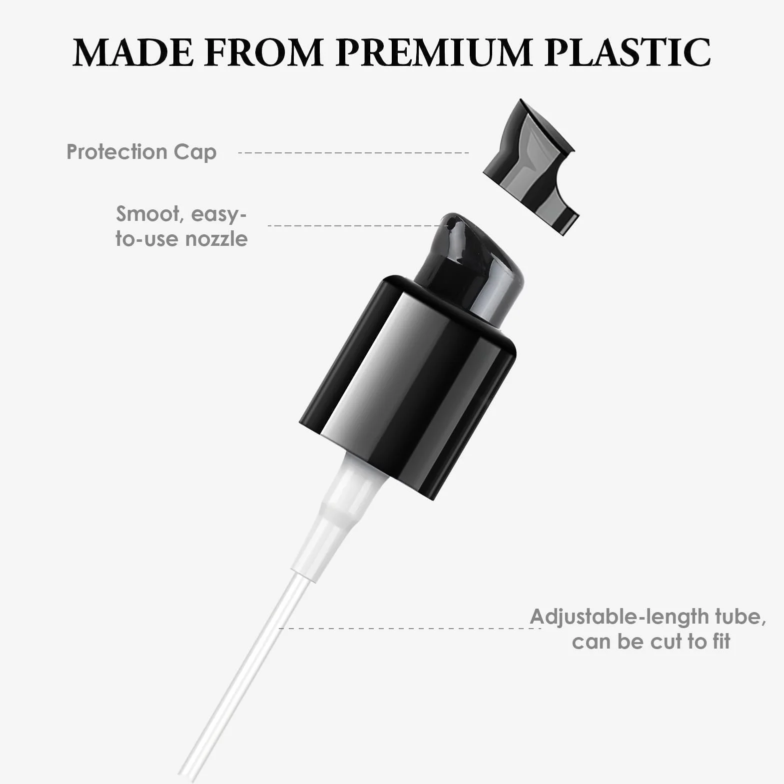 2 Pcs Pompe di Ricambio per MAC e Estée Lauder Fondotinta, Teste della Pompa per Fondotinta Cosmetica, Pompe di Plastica Ideali per Trucco e Viaggi