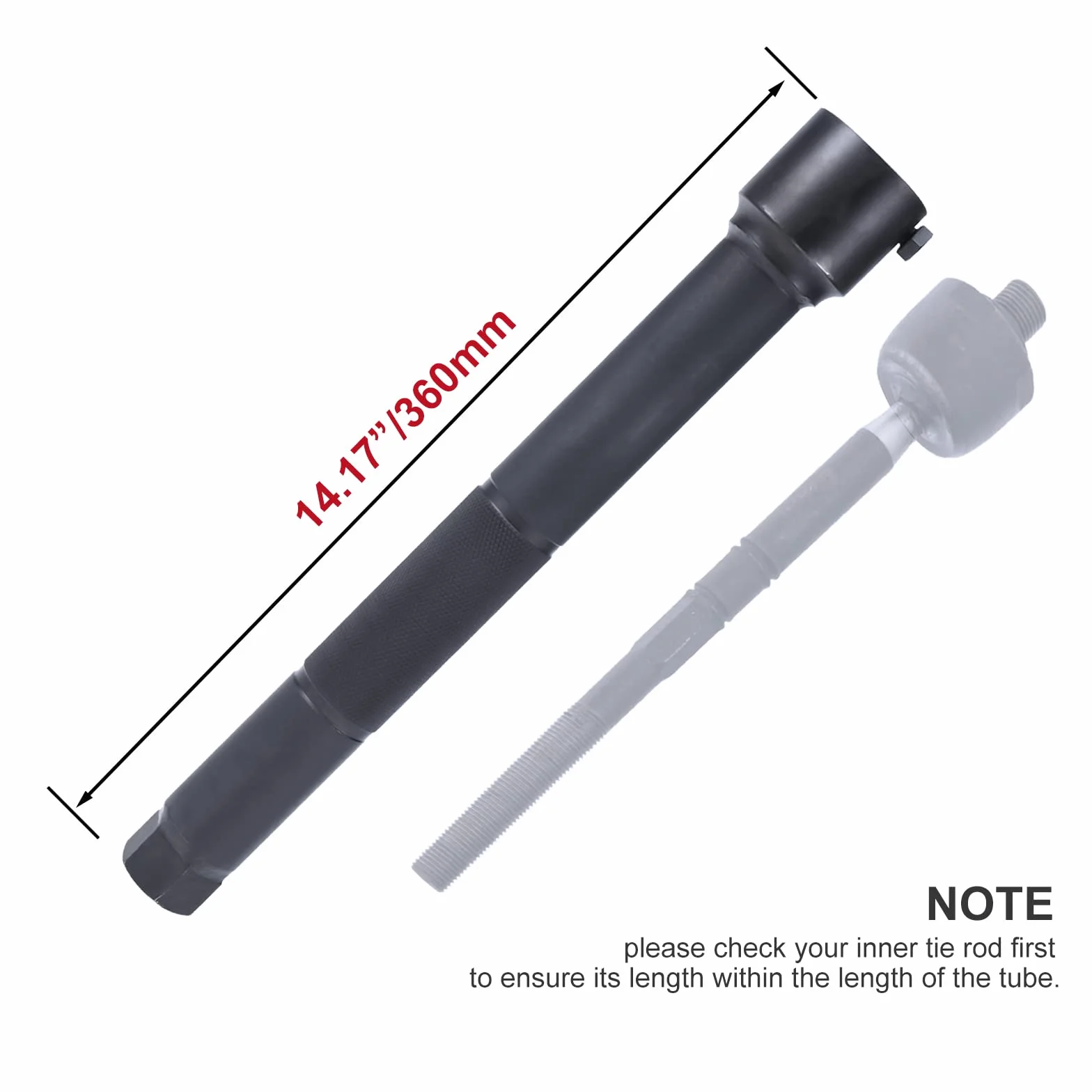 BOOMSTART 4 Pezzi Estrattore Tiranti Sterzo 30-45mm Universale per Veicoli
