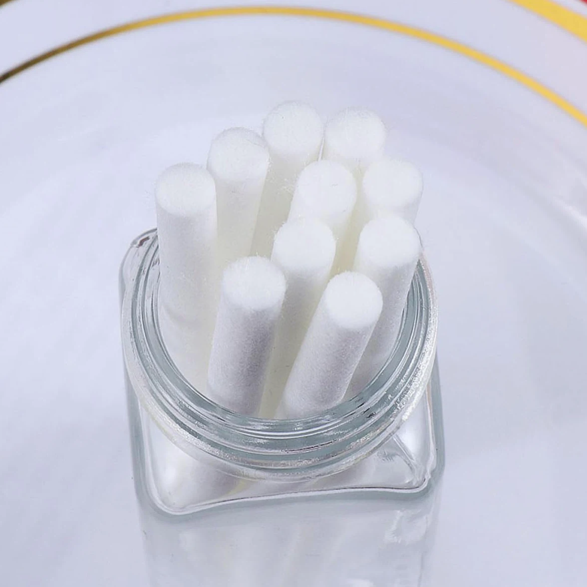 Bastoncini per Diffusione degli Aromi 15 Pezzi Bastoncini di Olio Essenziale in Cotone Confezione per Profumatore Ambienti e Auto