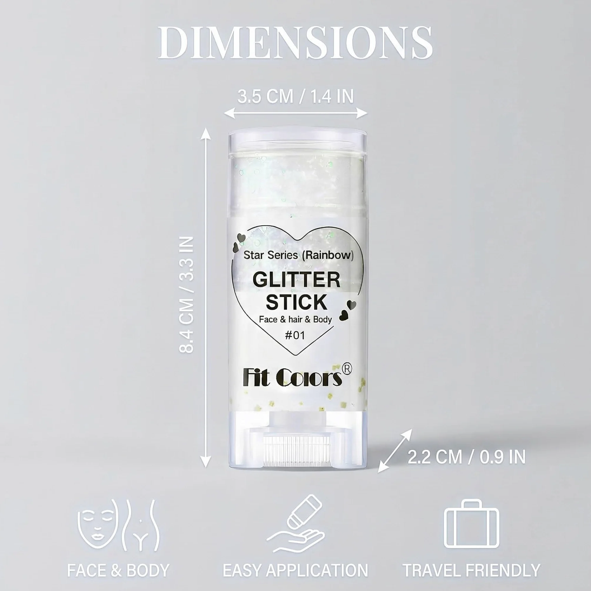 Glitter Viso Corpo Stick Brillantini Trucco Carnevale Glitter Viso Capelli Trucco Festa Festival Brillantini Corpo Trucco Bambini Adulti