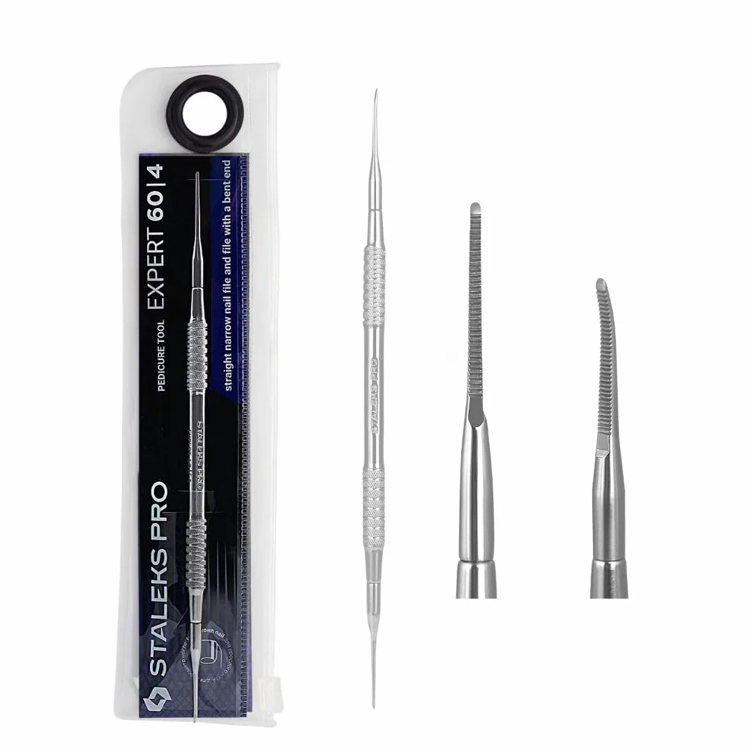 STALEKS PRO Pusher per pedicure, curette Expert PE-60/4