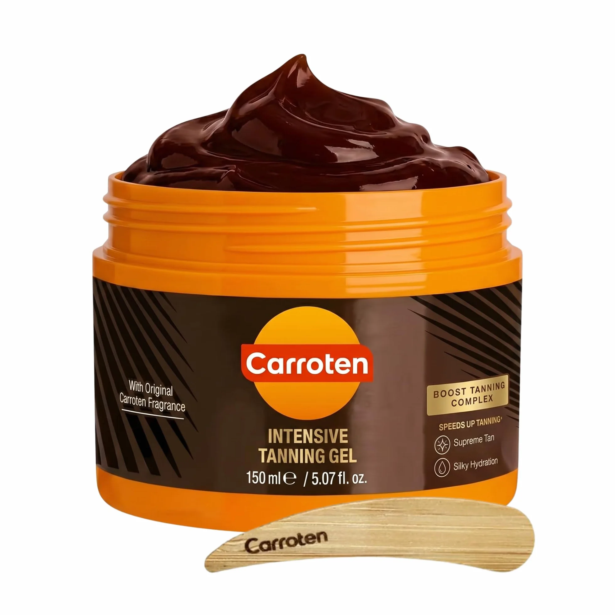 Carroten Intensive Tanning Gel 150 ml Acceleratore abbronzatura con olio di cocco vitamine A E