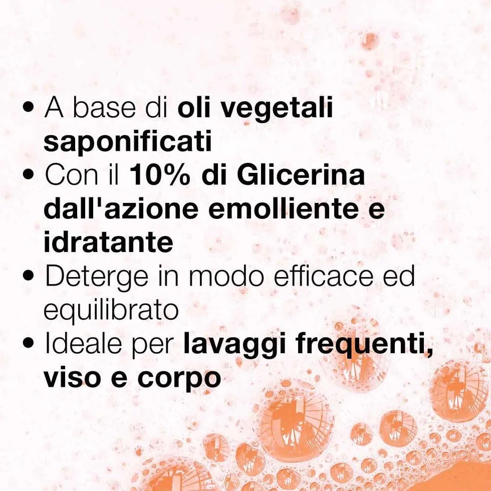 Bionike Triderm - Sapone Liquido di Marsiglia per Pelli Sensibili e Intolleranti, Detergente per Lavaggi Frequenti ad Azione Protettiva e Idratante, Dona Morbidezza alla Pelle