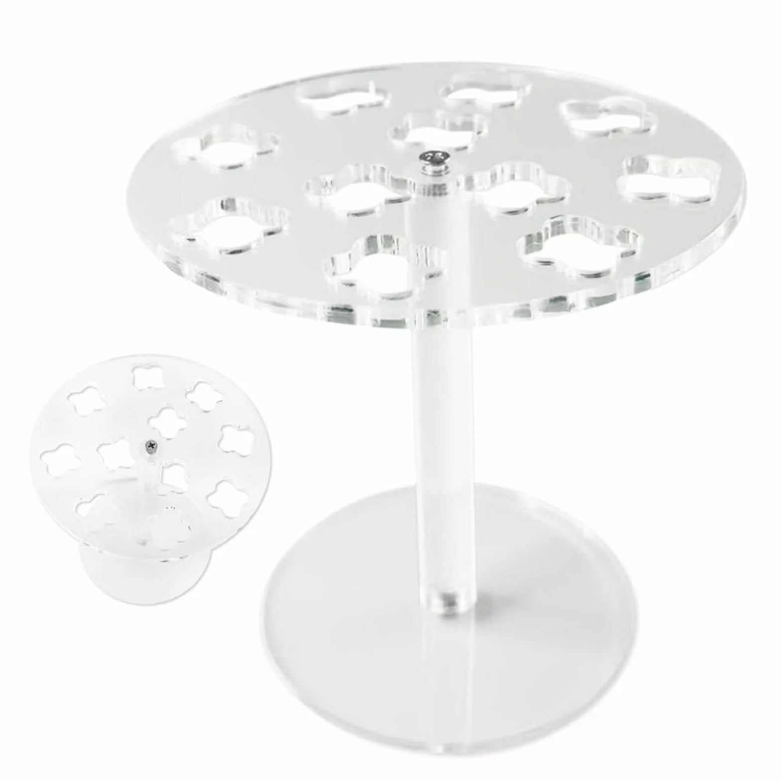 Porta-forbici – Organizer multi slot, supporto per pettine da piano di lavoro, accessorio per salone di bellezza, organizer per attrezzi da tavolo per trucco, vassoio per gestione clip, di