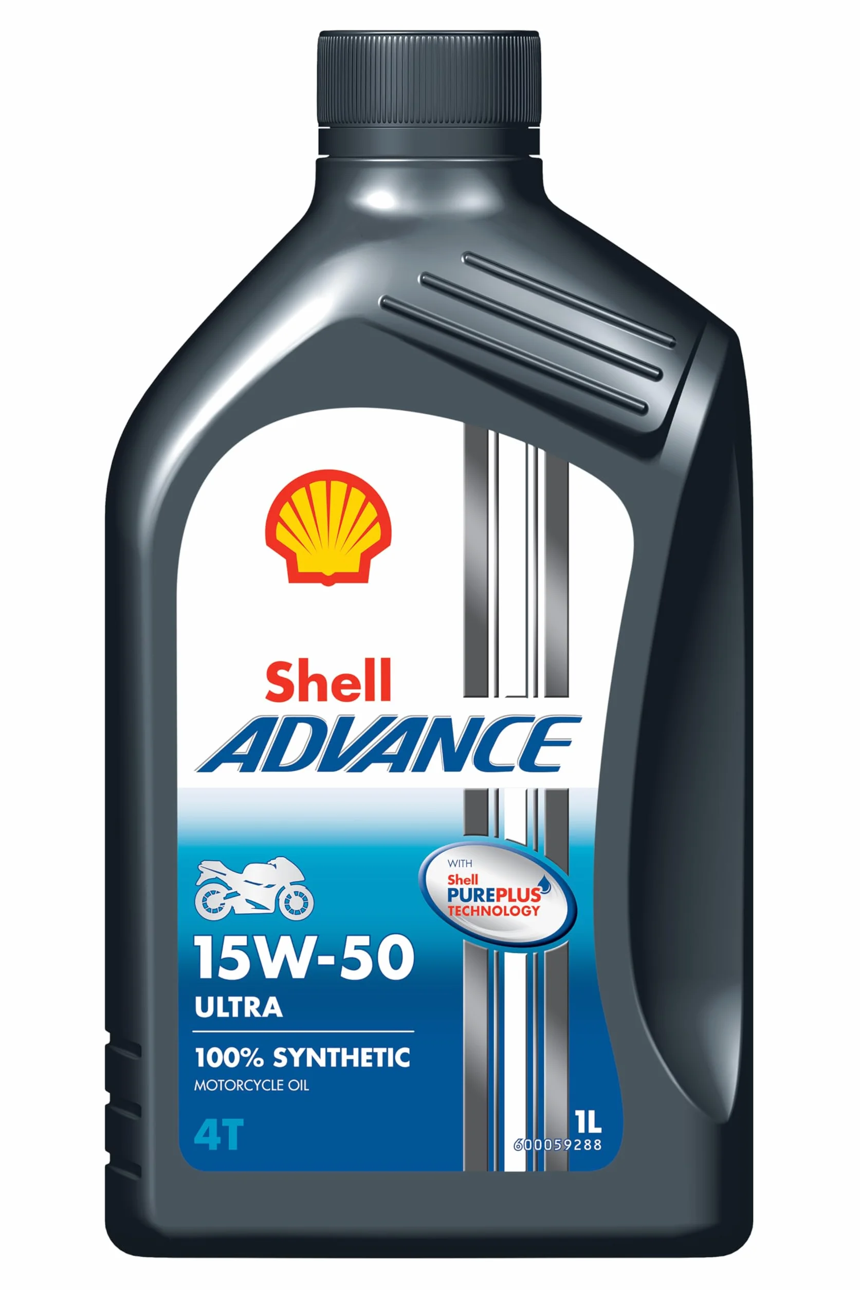Olio per Motore Advance 4T 15W-50 Ultra Pure Plus Technology, 100% Sintetico, 1 litro
