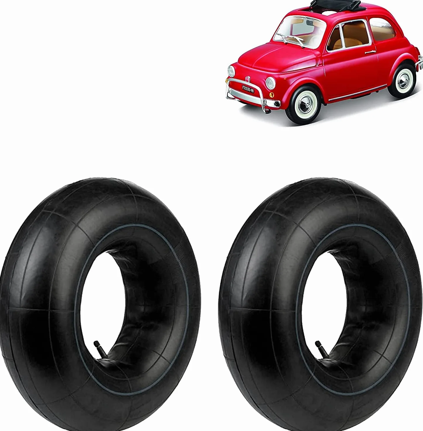 2 Kamery D'aria 125/135-12 do Pneumatyków Fiat 500 D'epoca Fiat 126 Moto Ape 12 Cali