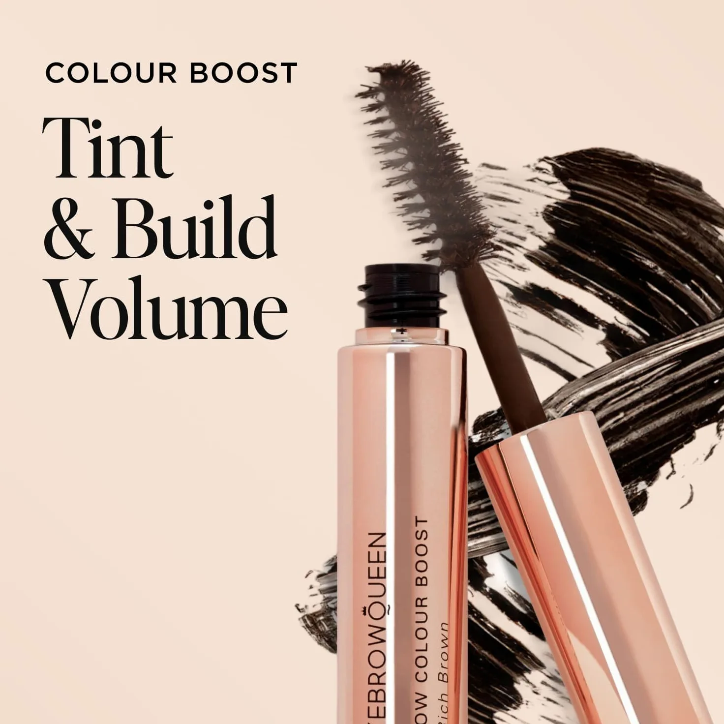 Eyebrowqueen Essential Collection -Eyebrow Kit - Black Brown. (Contains Eyebrow Pencil, Sculpting Gel, Eyebrow Brush, Tweezers, Scissors and Brow Fix Solution).