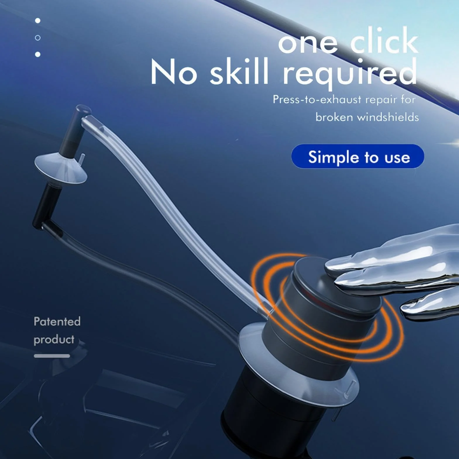 Kit di Riparazione per Parabrezza in Resina Professionale per Auto