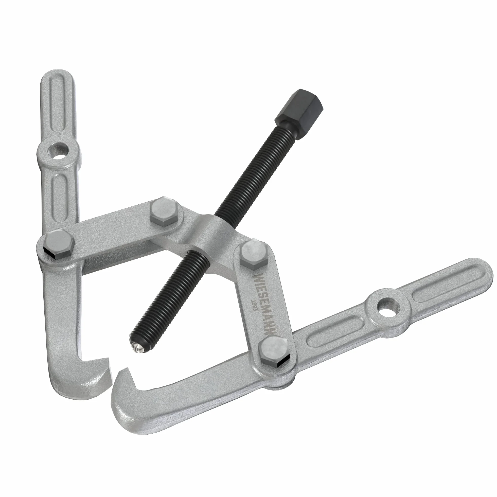 WIESEMANN 1893 Estrattore universale a 2 bracci 140 x 145 mm 2 in 1 interno/esterno CV acciaio cromato