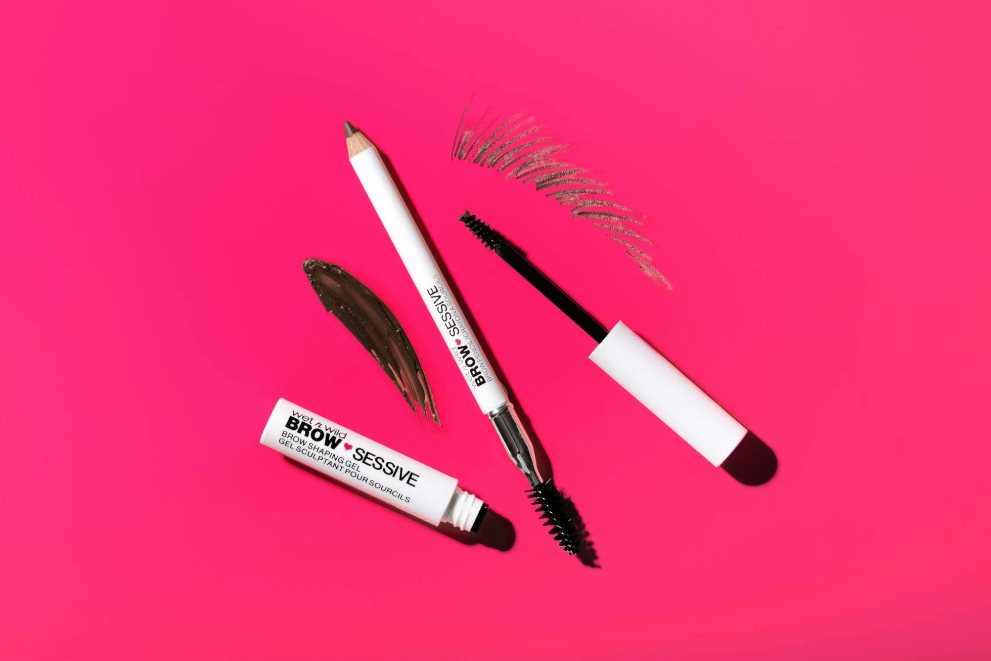 Wet n Wild, Matita Brow-Sessive, Matita a Doppia Punta con Pettinino per Sopracciglia Sottili e Spesse, Formula Naturale, Definizione del Colore Progressiva, Castano Scuro