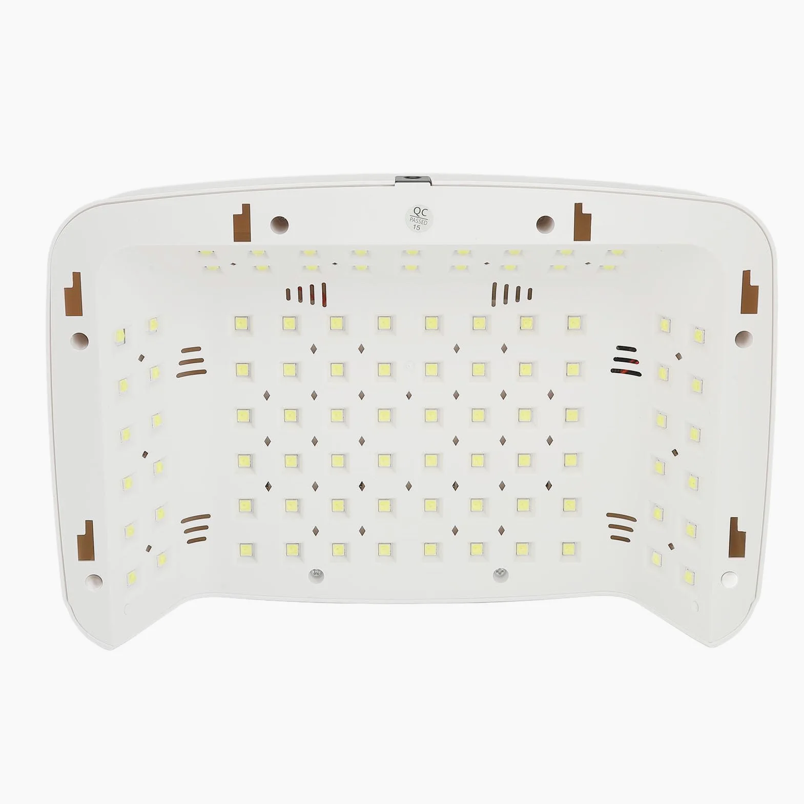 Luci UV per unghie, lampada per unghie LED UV 2 in 1 con bracciolo imbottito, 4 impostazioni timer, essiccatore per unghie gel UV LED Poggiabraccio per salone di bellezza (Spina