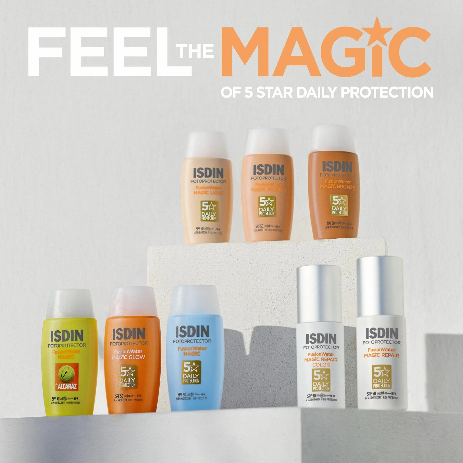 ISDIN Fusion Water MAGIC SPF 50 Crema Solare Viso 50 ml
