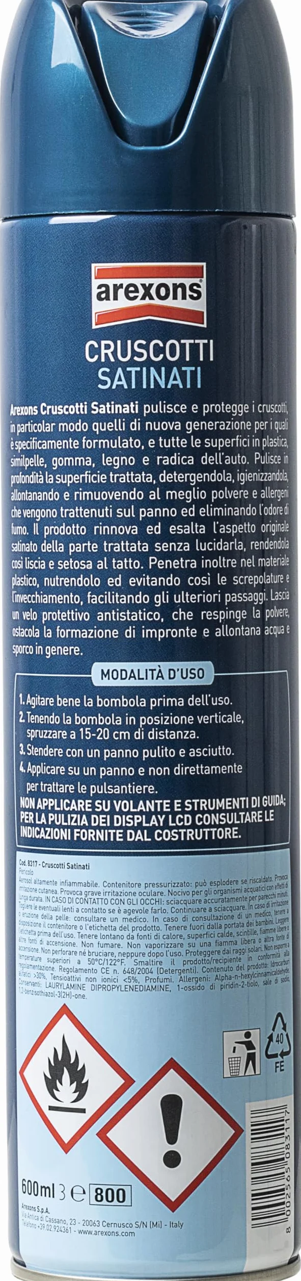 AREXONS CURA AUTO CRUSCOTTI