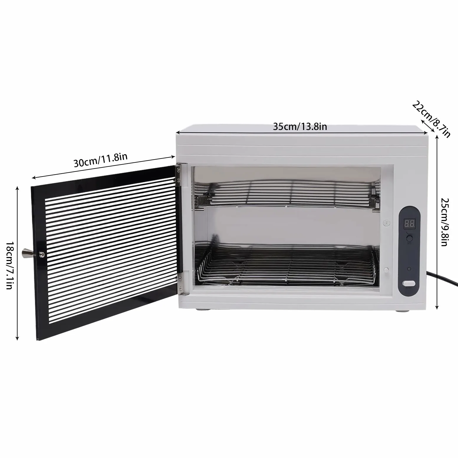 Armadio disinfettante UV: strumento sterilizzatore per manicure ad alta efficienza con timer, sterilizzatore UV per la cura delle unghie, strumenti cosmetici e parrucchieri