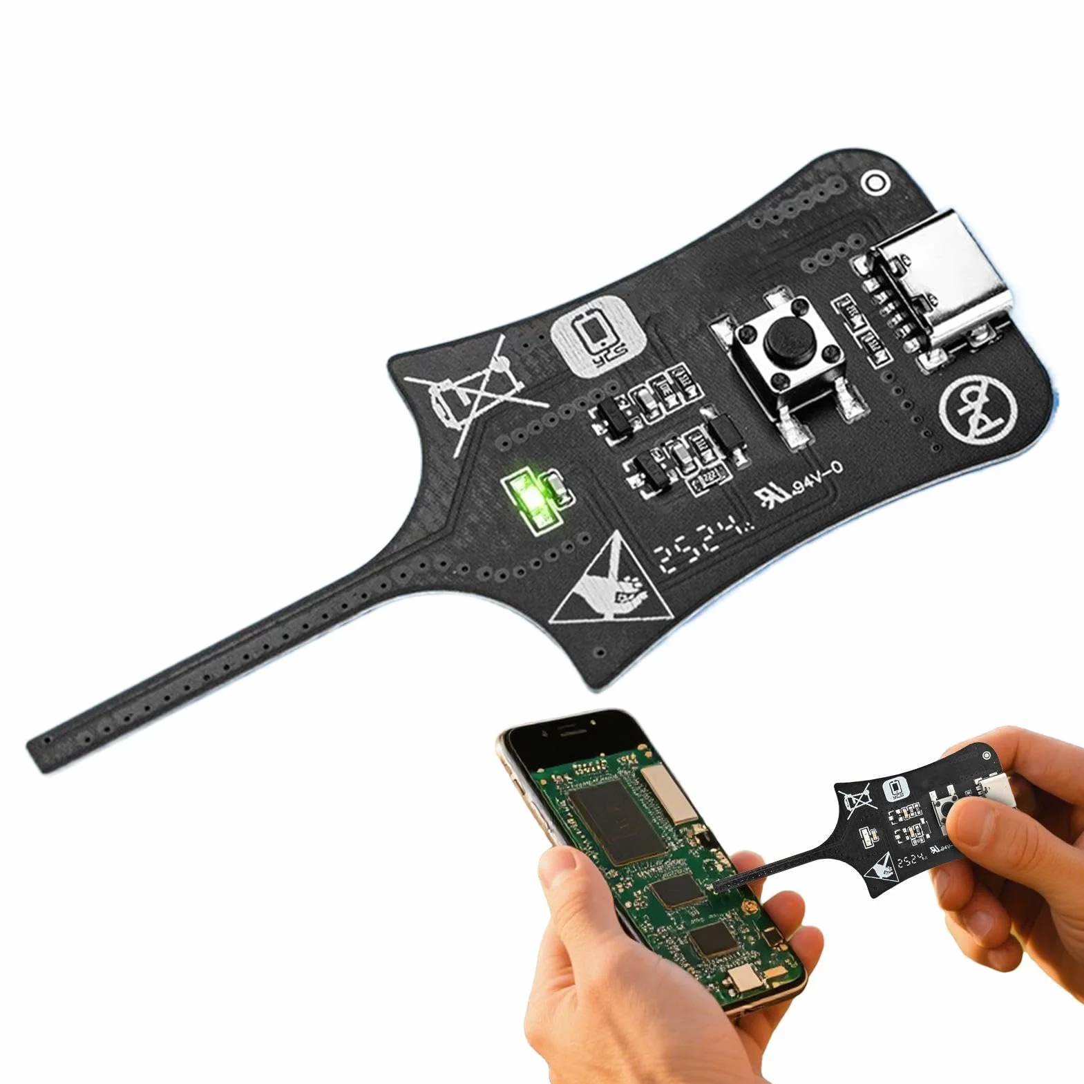 Tester Bobine Scheda Madre Elettronico | Strumento Rilevatore Induttori Diagnostico Controllo Guasti Per Riparazione Cellulari