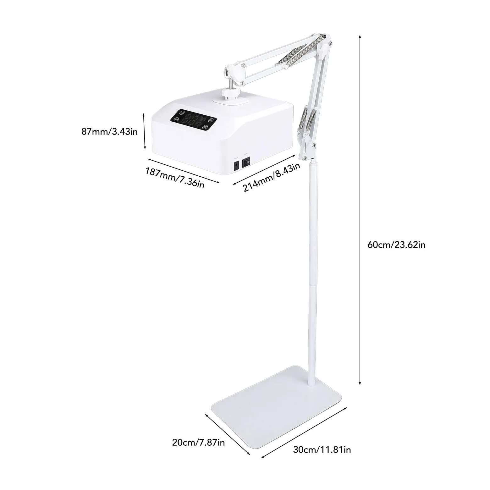 Bewinner Lampada UV per Unghie - Asciugatura Rapida, Luce UV a Polimerizzazione Rapida da 48 W per Unghie in Gel, Lampada UV Professionale per Unghie con Timer, Lampada UV LED per (Spina