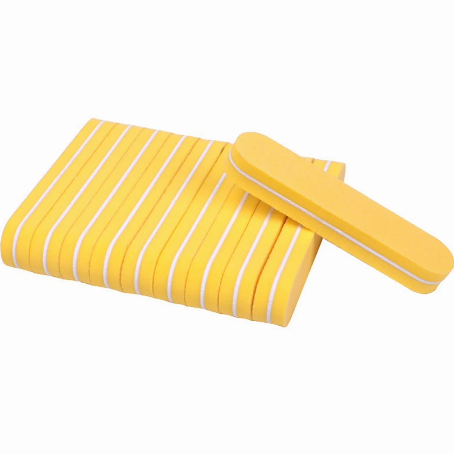 Lima per unghie, buffer per unghie, Mini lima for unghie in spugna di colore misto da 200 pezzi, 100/180(Blauw)
