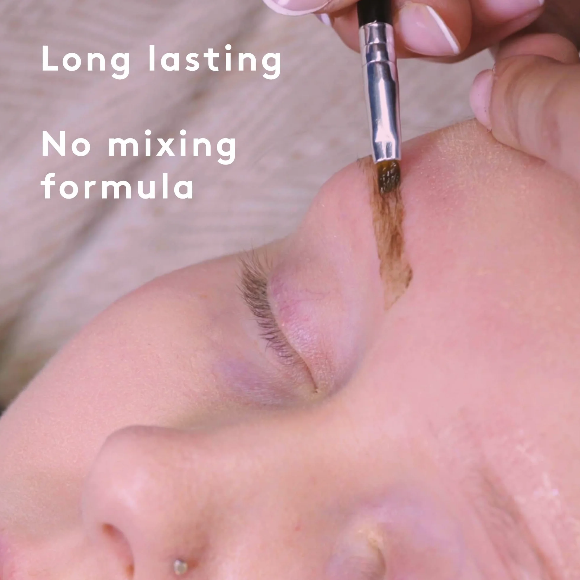 Mylee Kit Express Ciglia e Sopracciglia – Formula 2 in 1 Senza Miscela, Tinta + Gel Developer + Spazzolina Doppio Lato, Colorazione Professionale Semipermanente Ciglia e Sopracciglia (Nero)