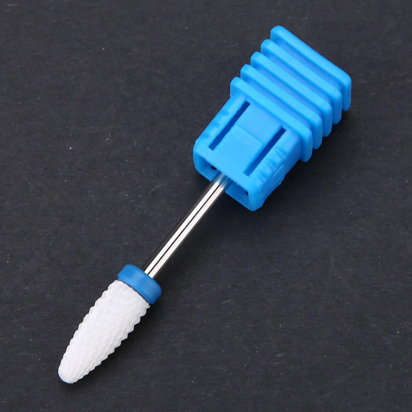 Set 5 frese ceramica per unghie professionali manicure pedicure limare portatile