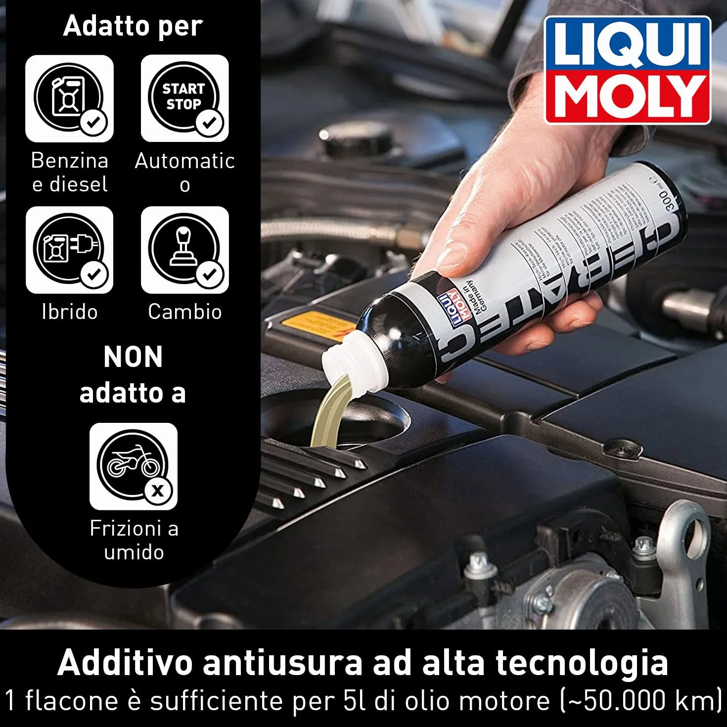 Liqui Moly Cera Tec 3721 Additivo ceramico per olio motore 300 ml