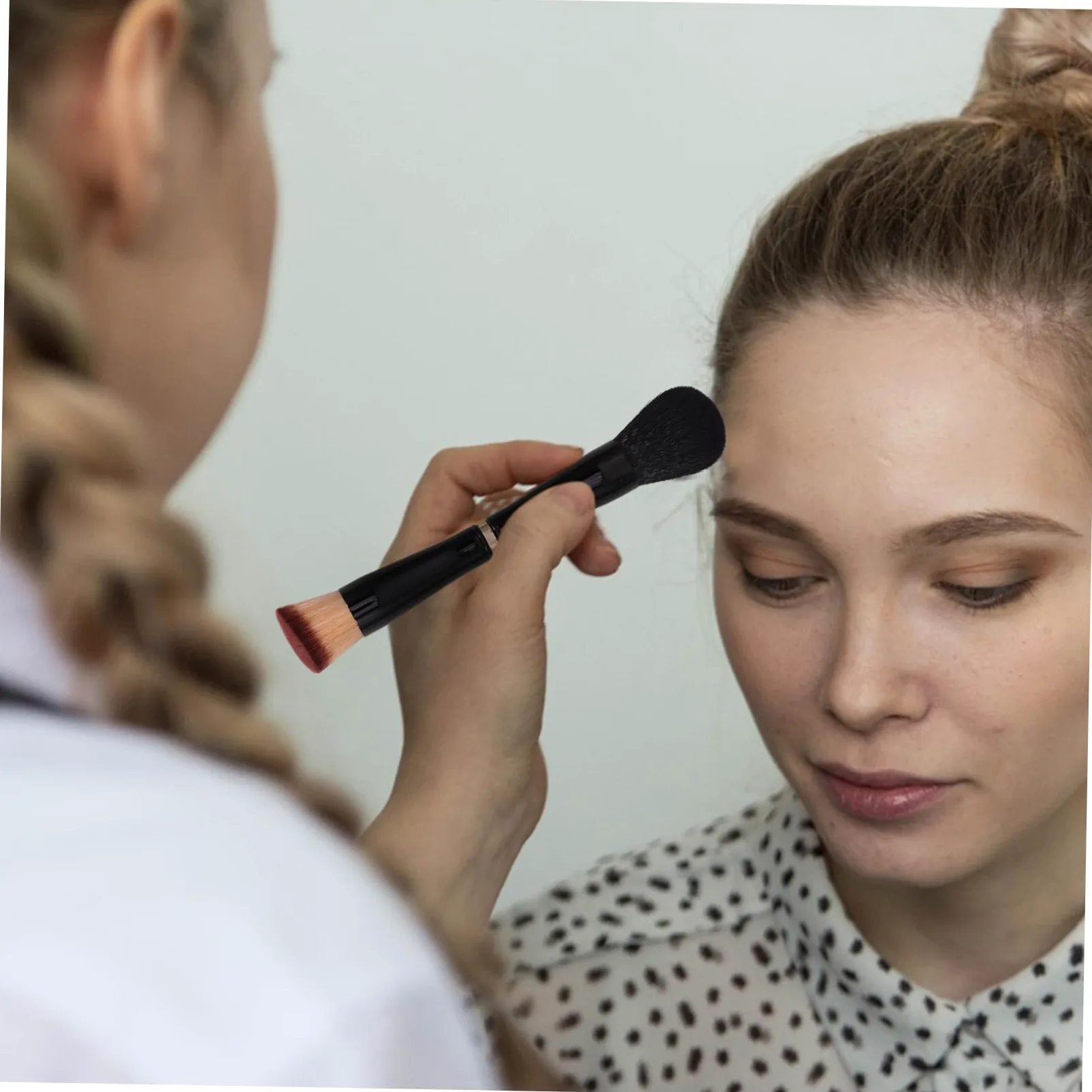 FOMIYES 3 Pz Pennello Da Trucco Pennello Per Fondotinta Applicatore Di Polvere Pennello Per Trucco in Polvere Pennello Per Cipria Per Le Guance Lana Di Nylon Di Seta Ondulata