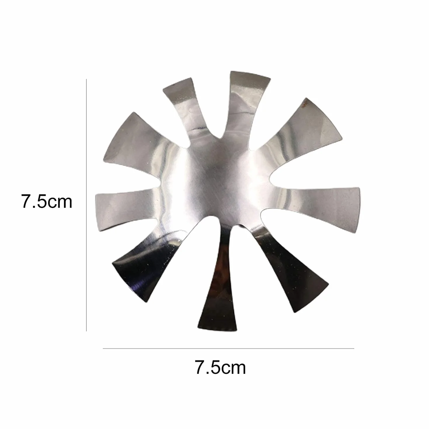 French Manicure Template Nail Cutter Plate in Acciaio Inox Acrilico Clipper Plate for Women