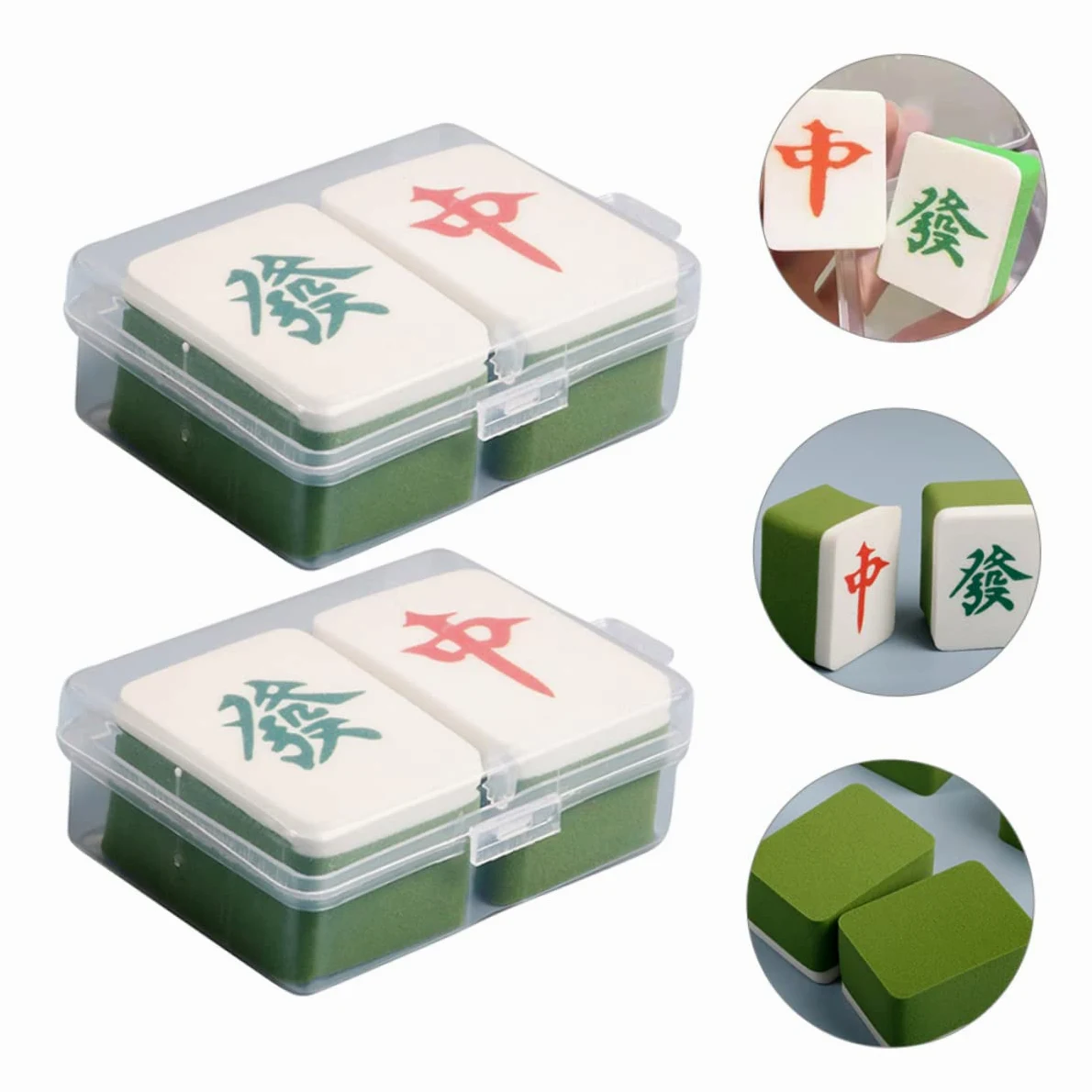 Healeved 5 Set Di Applicatori Per Fard E Cipria Per Il Trucco Set Da 4 Pezzi*5