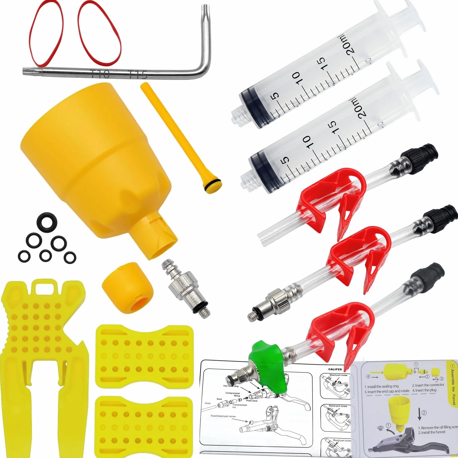 CYCOBYCO Kit di spurgo Freni per Olio Minerale Standard SRAM Maven DB8
