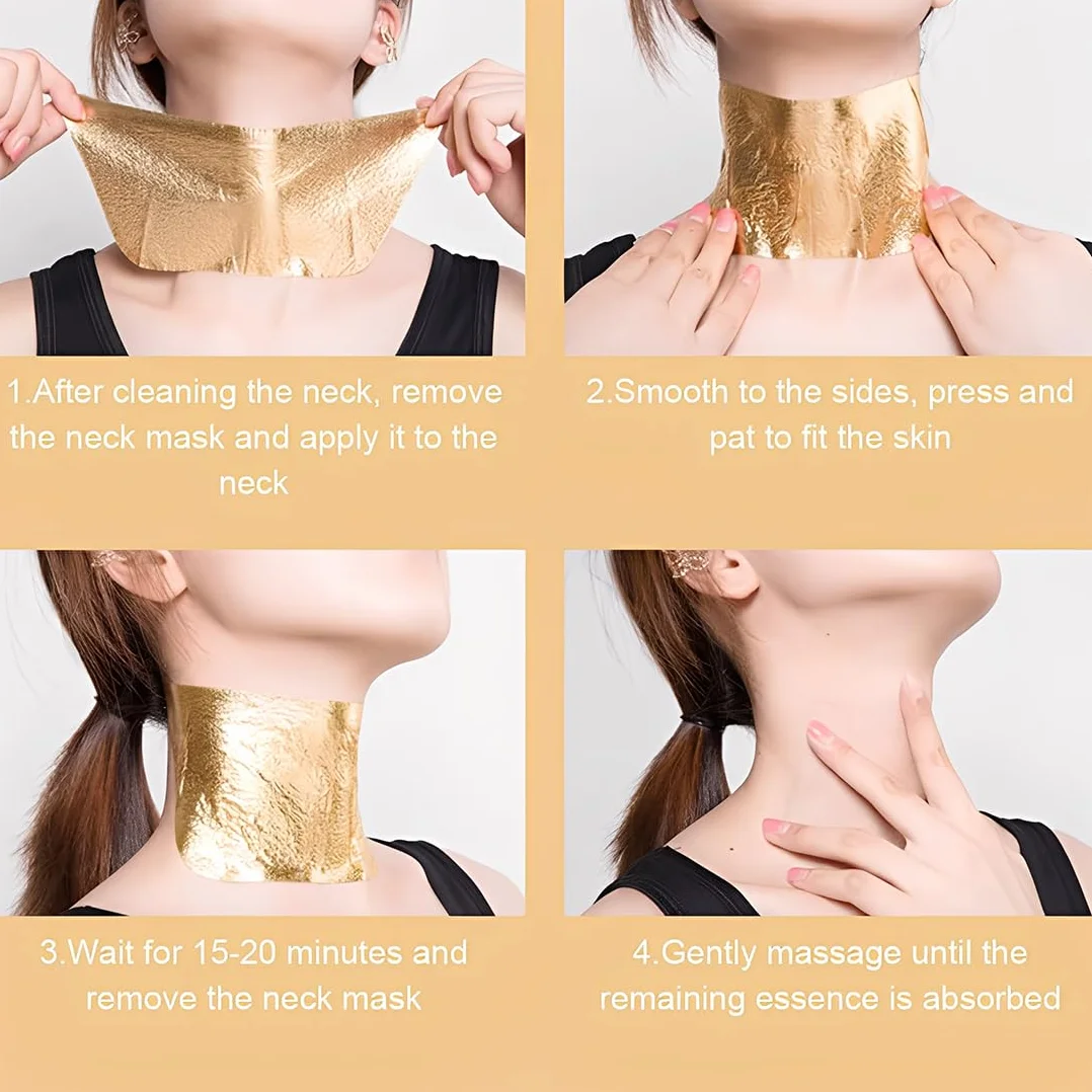 1 Confezione maschera collo, Cerotti lifting collo, Maschera collo collagene