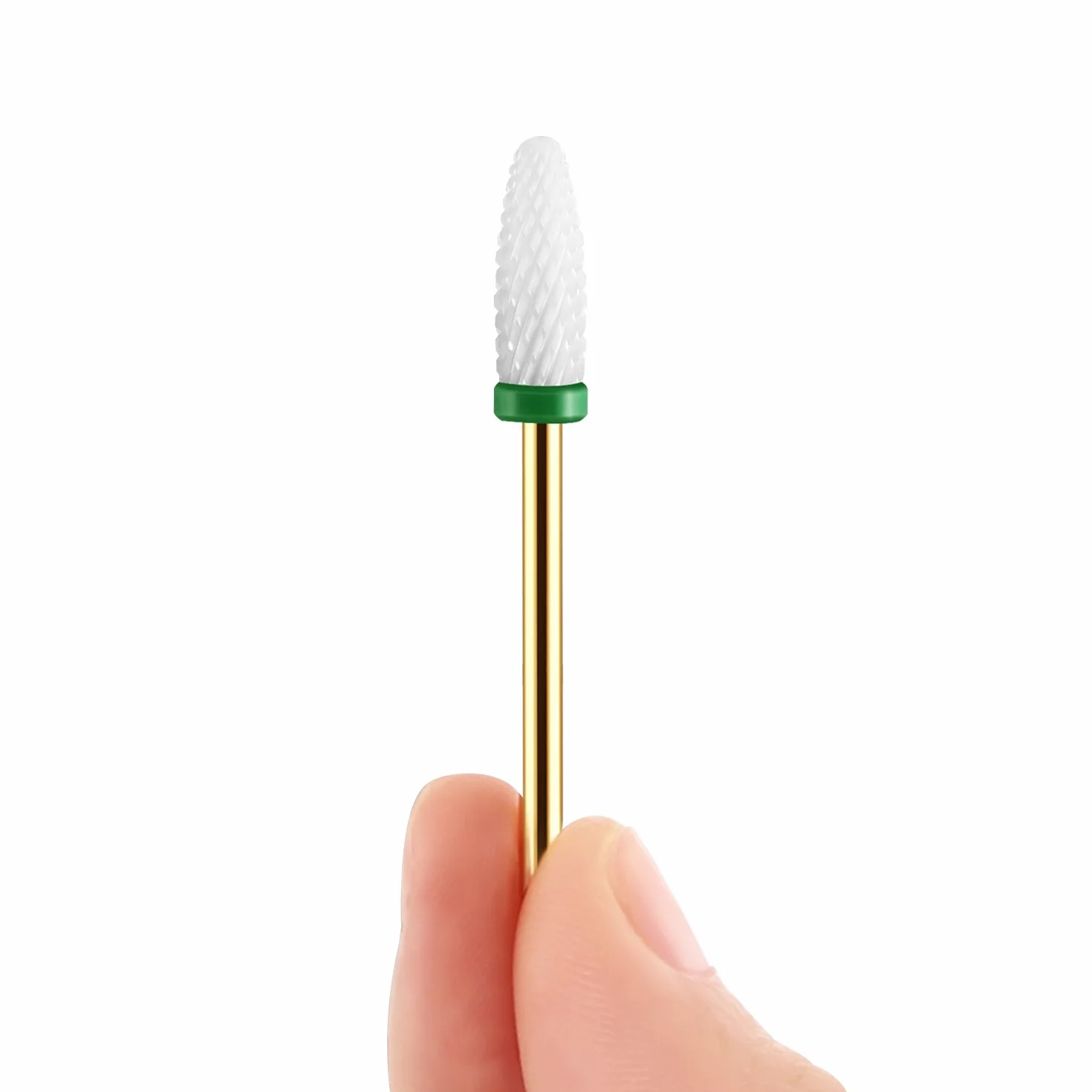 JCMaster Punte in Ceramica Conica per Fresa Unghie Grana Coarse Taglia Standard