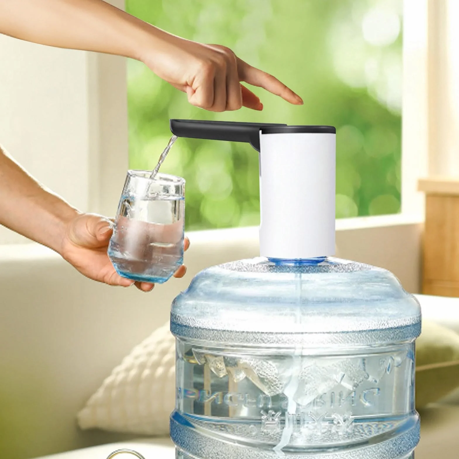 Pompa erogatore d'acqua | Pompa dispenser per brocca per bottiglie d'acqua | Gadget da cucina portatili, accessori da campeggio per fontanella, facile da usare