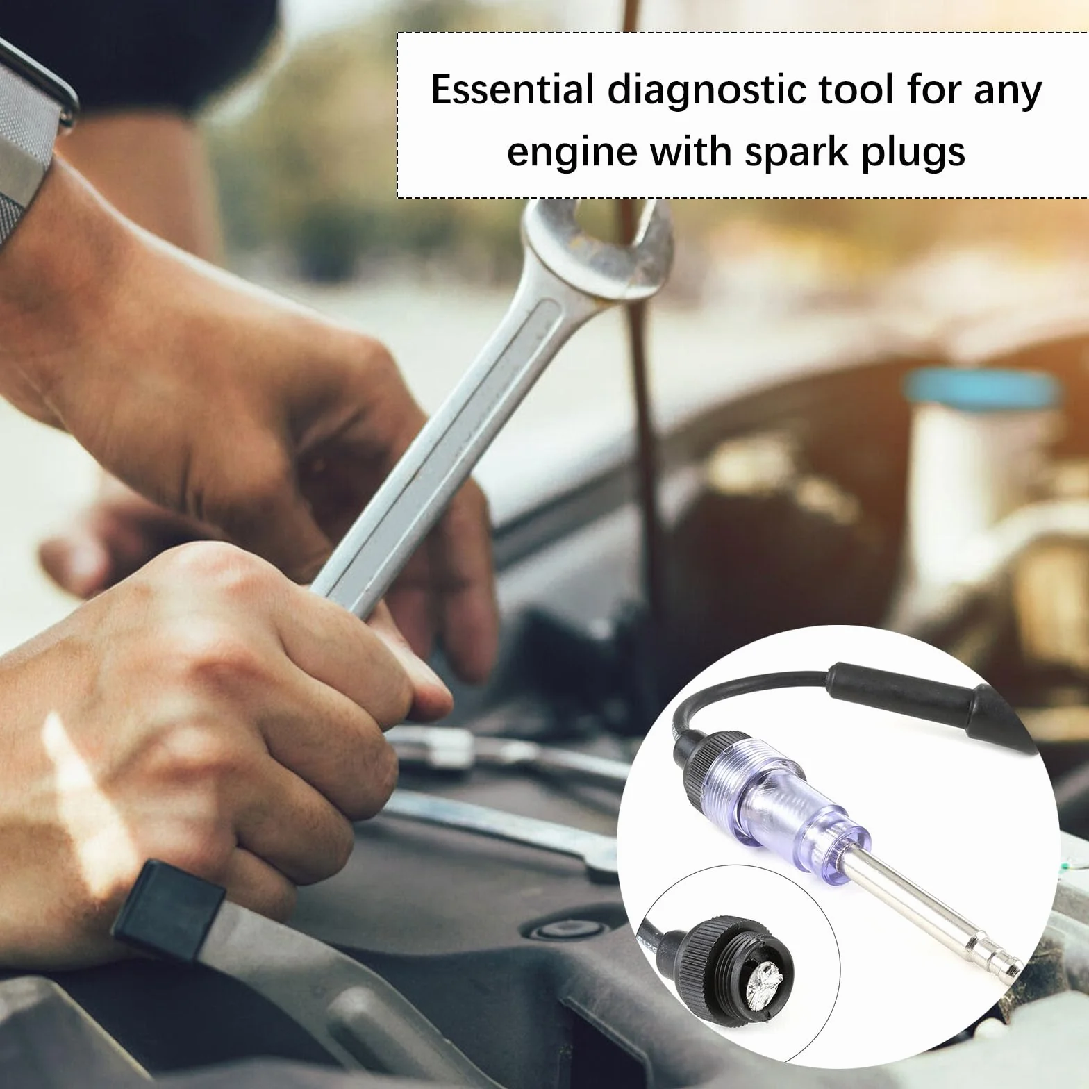 Tester di Accensione per Auto Moto Tosaerba - Tester Scintille Candele