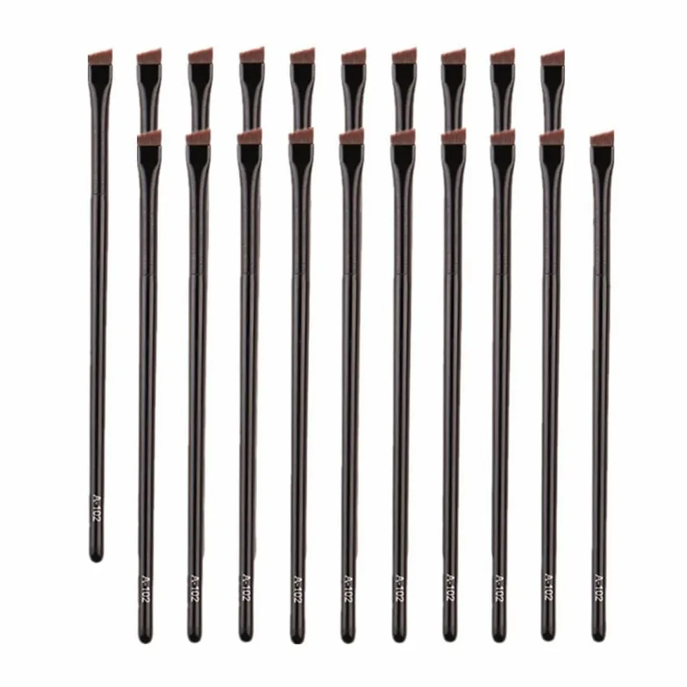 ZBDP - 5/10/20/50 pennelli per contorno sopracciglia, pennello professionale super sottile angolato per contorno occhi, strumenti per il trucco