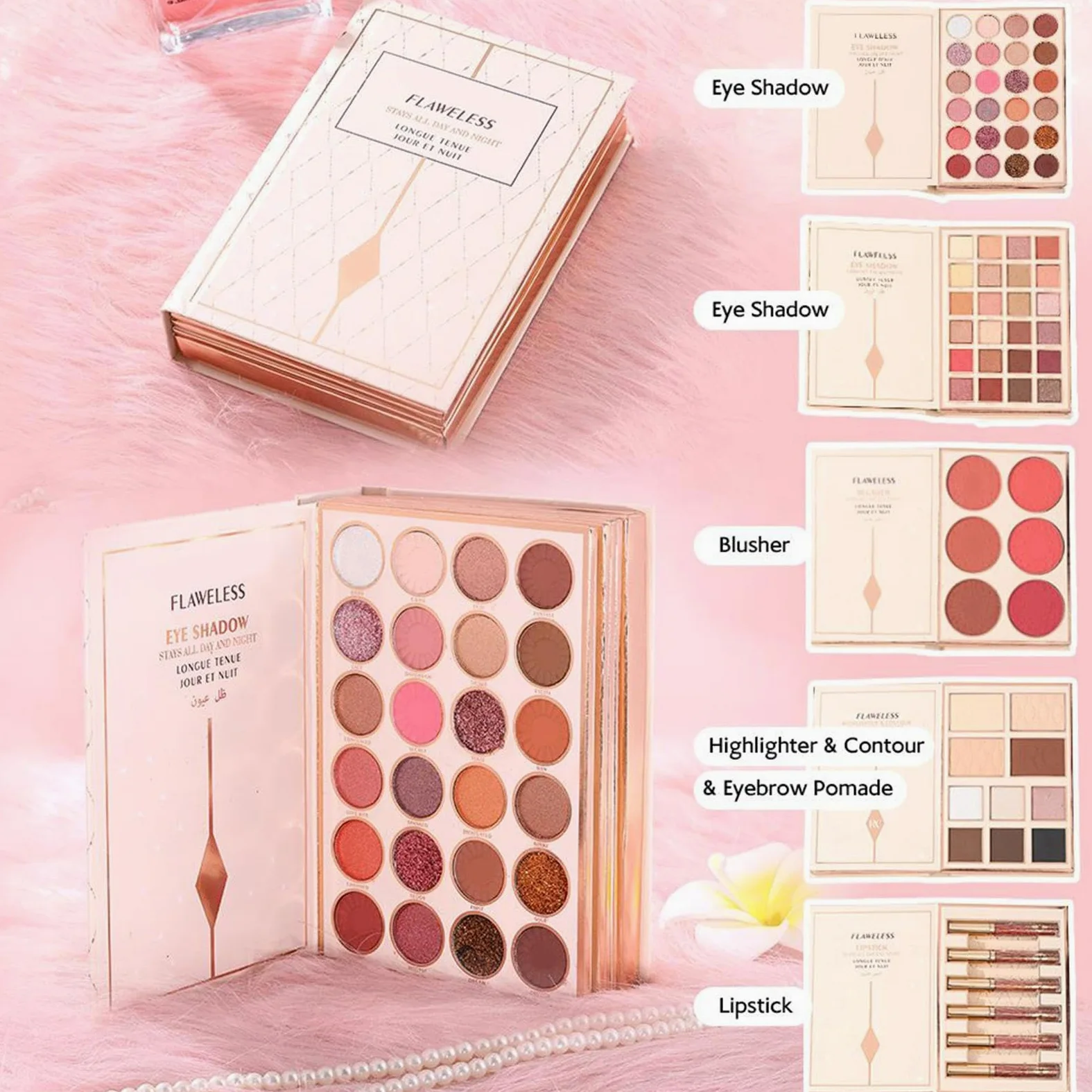 Di Ombretti Per Gli Occhi 48 Colori Impermeabile Per Bronzer | Trucco A Forma Di Libro Per Donne Ragazze Ogni Giorno Festa Viaggio Halloween Uso Quotidiano Occasioni Speciali