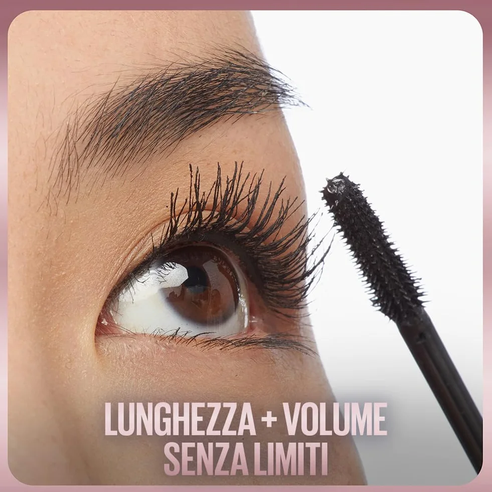 Maybelline New York Mascara Sky High, Volume Intenso e Lunghezza Senza Limiti, Nero, 7,2 ml