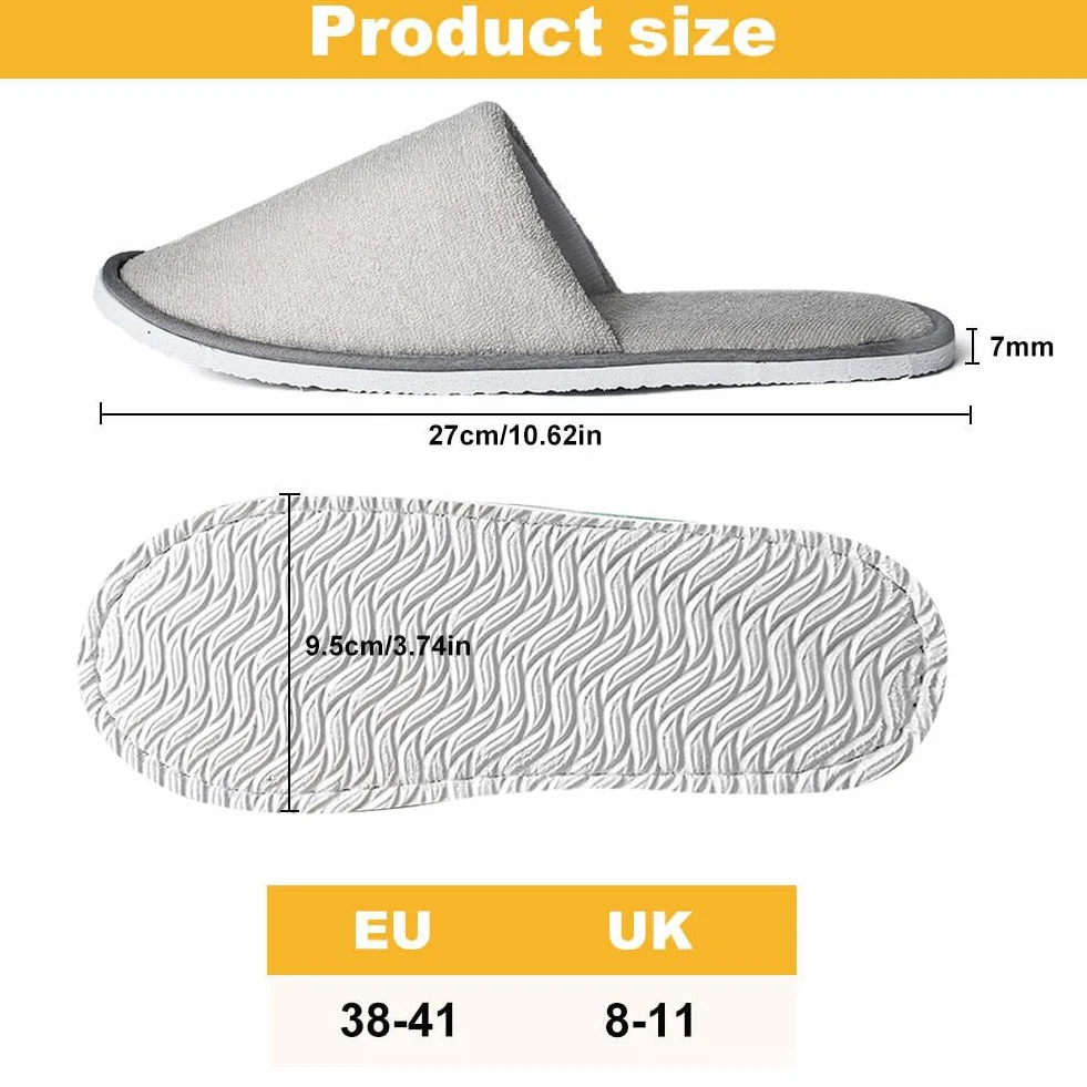 Pantofole hotel, Non Monouso pantofole ospiti lavabili Riutilizzabile ciabatte ospiti ciabatte da viaggio Anti-Slip pantofole