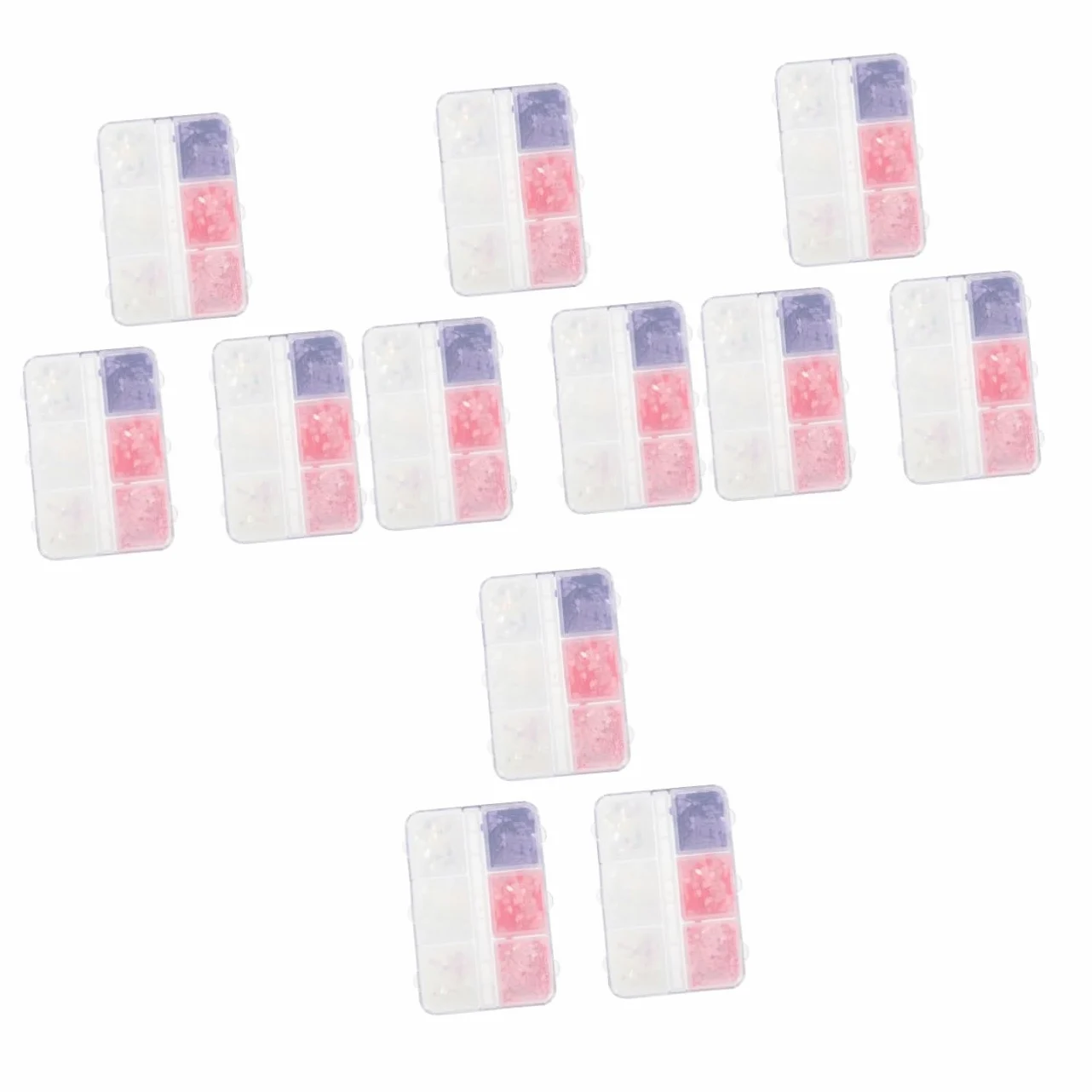minkissy 4 Set Di Glitter Per Unghie Paillettes - Decorazioni Per Nail Art Per Ragazze Ornamenti Per Manicure Per *4