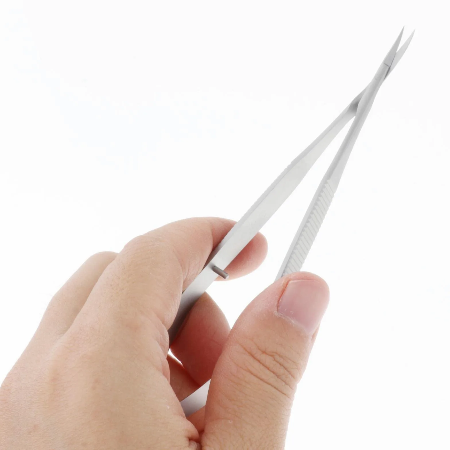 Set di 5 forbici curve per manicure professionale per la cura delle unghie delle mani e dei piedi, in acciaio inox, tipo 2