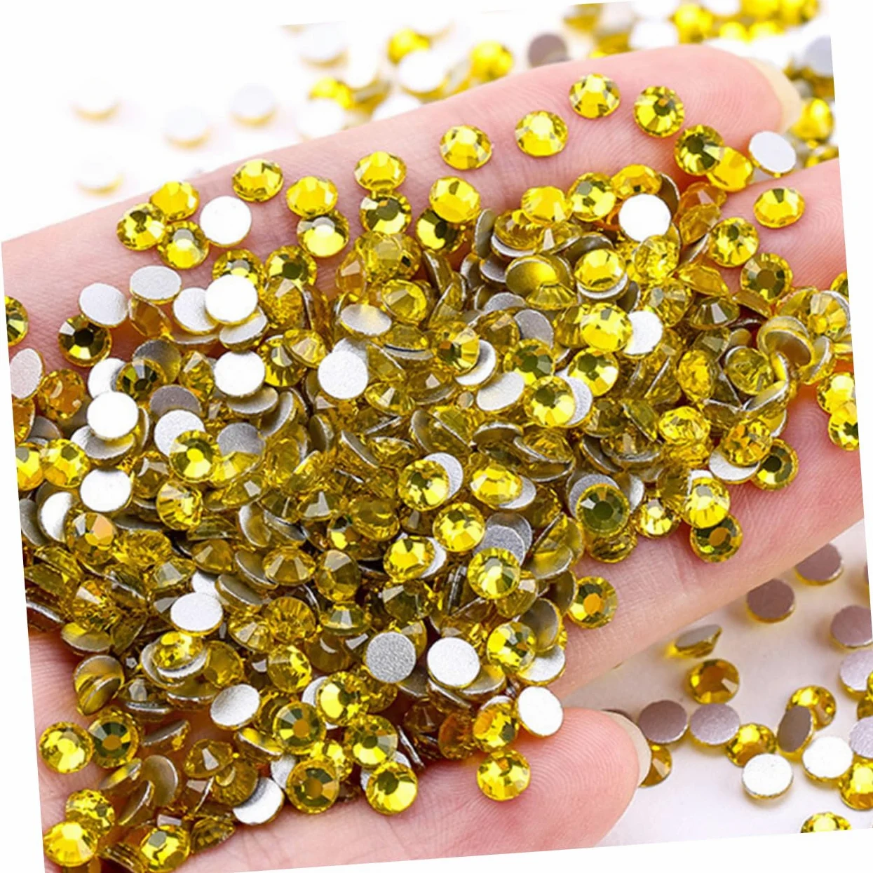 NUOBESTY 14400pezzi Strass Per Nail Art Decorazioni Per Unghie Flatback Charms Per Manicure Shiny Per Feste e Occasioni Speciali