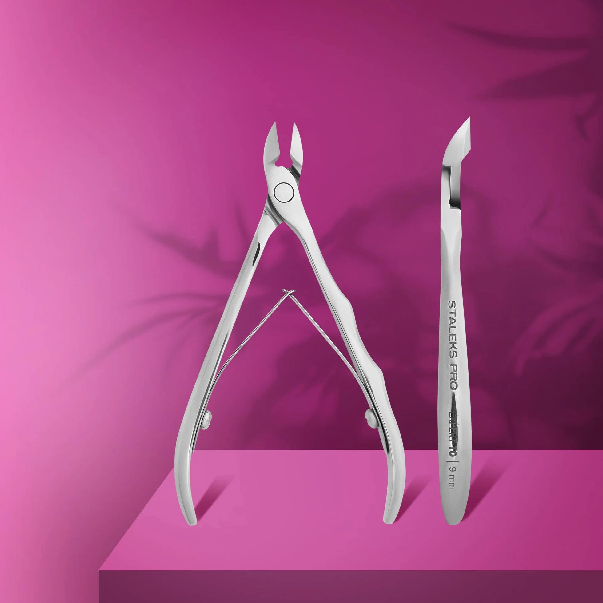 Staleks Pro Expert - 10 tronchesi professionali per cuticole, 9 mm, confezione da 1, modello NE-10-9
