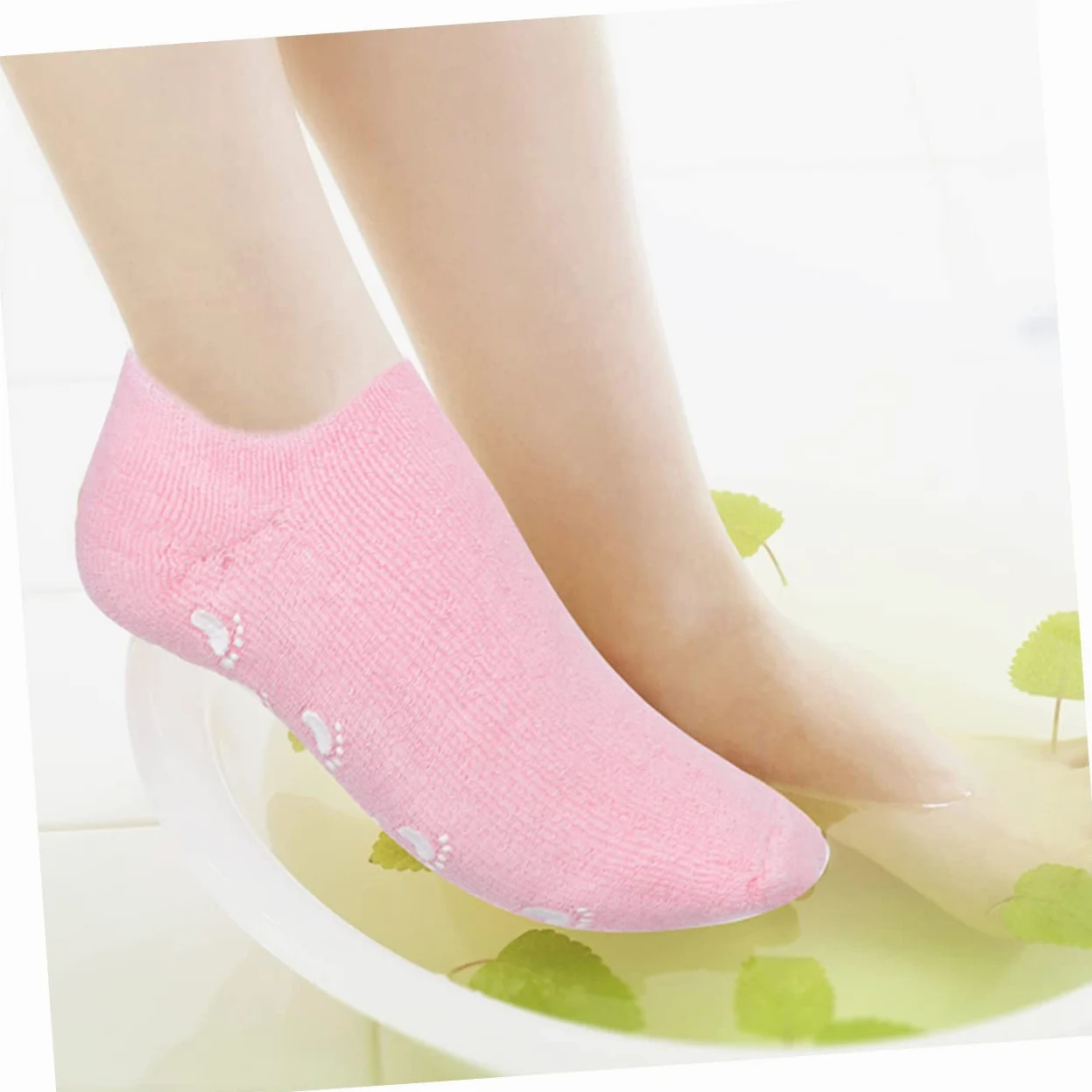 3paia Socks Idratanti Gel Per Dei Piedi Calze Termiche e Antiscivolo Per Spa e Riposo Riparazione Della e Talloni Screpolati