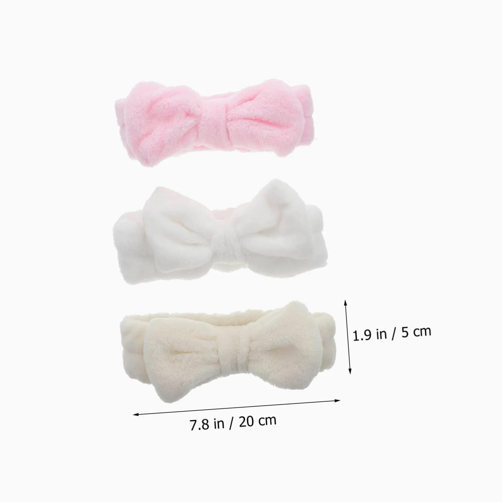 LALAFINA 9pezzi Fasce Per Accessori Makeup Per Per Spa e Trattamenti Cosmetici Colori Rosa
