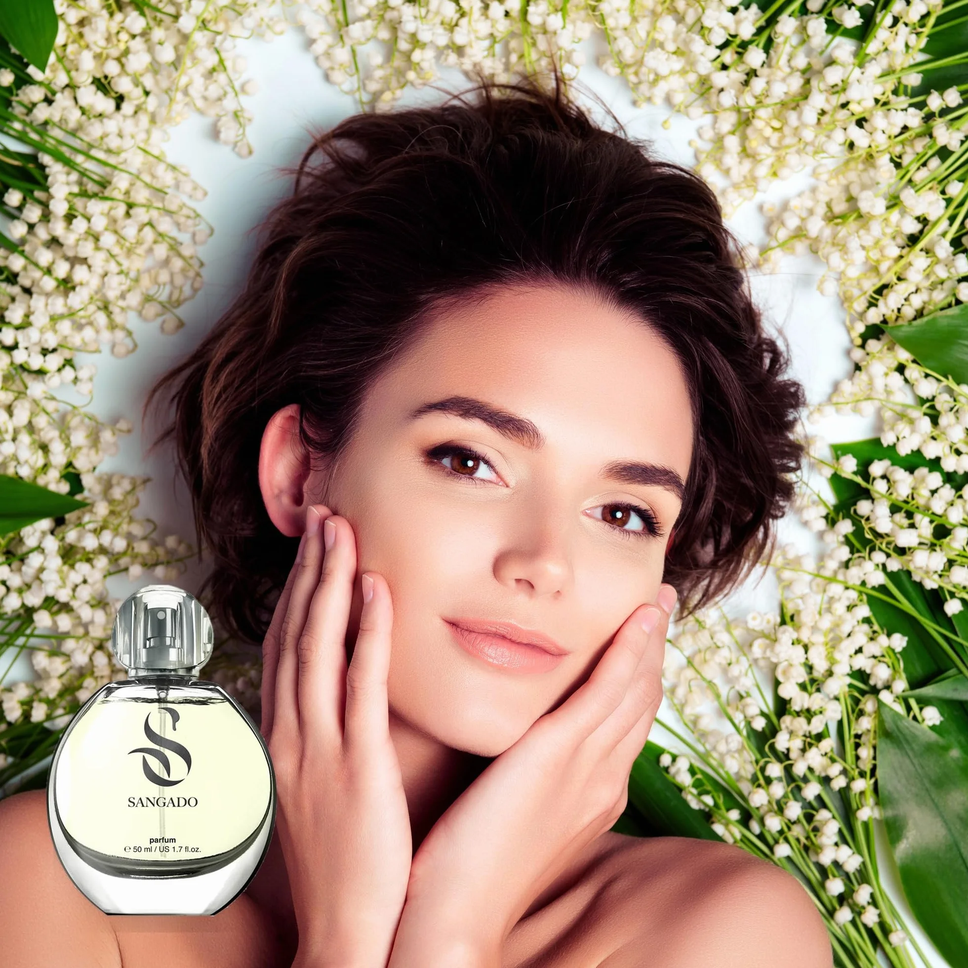 SANGADO Mughetto Profumo Per Donne, Lunga Durata 8-10 Ore, Fragranza Lussuosa, Floreale, Preziose Essenze Francesi, Extra-concentrato, Un Grande Regalo, 50 ml