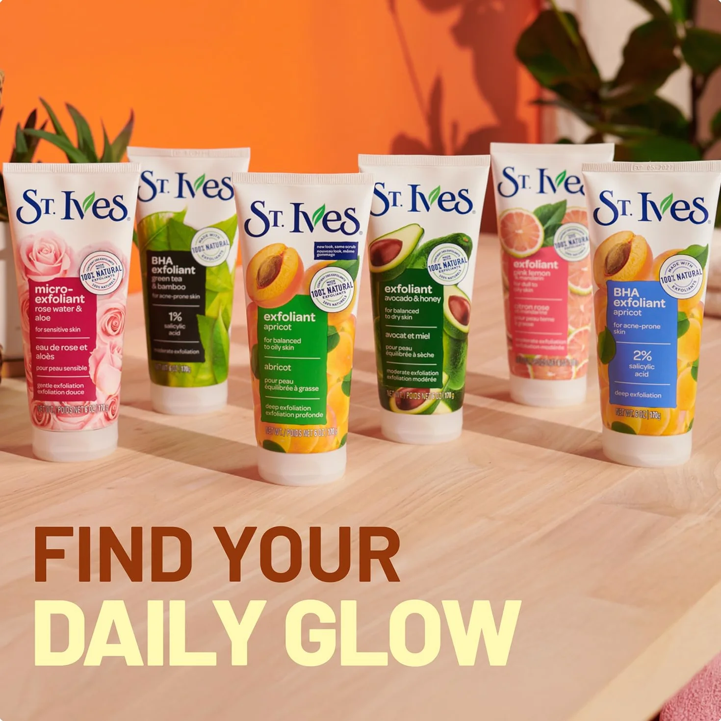 ST. Ives Fresh Skin Apricot Scrub, 150 ml