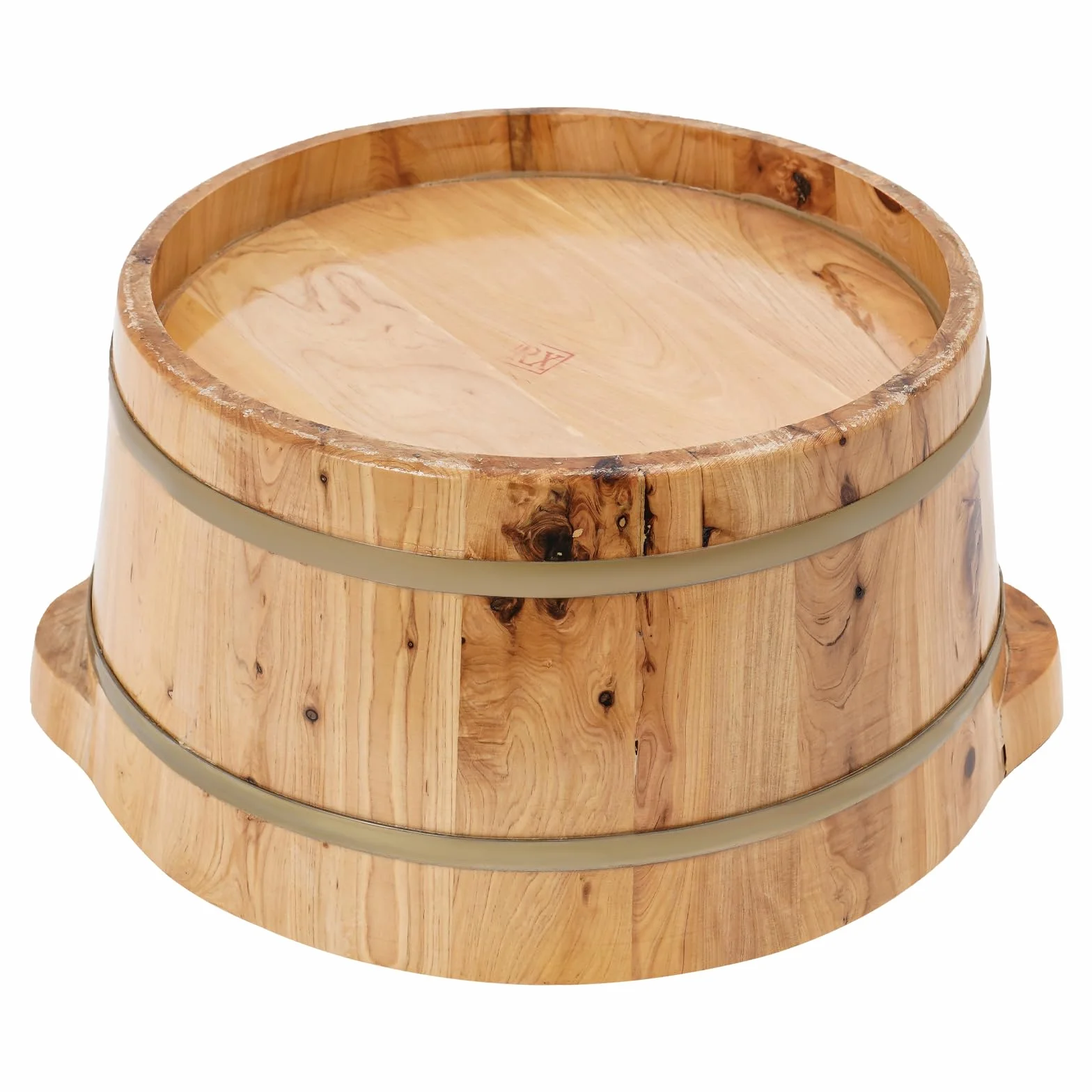 Vasca da bagno in legno, 36,5 x 18 cm, secchio per piedi in legno, secchio per piedi in legno, secchio per piedi in legno